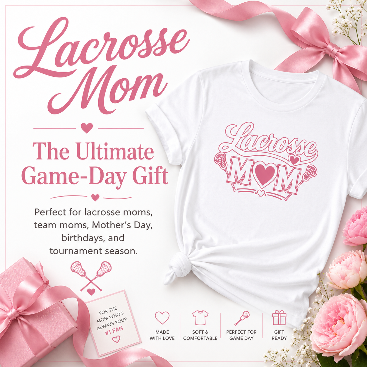 Lacrosse Mom T Shirt