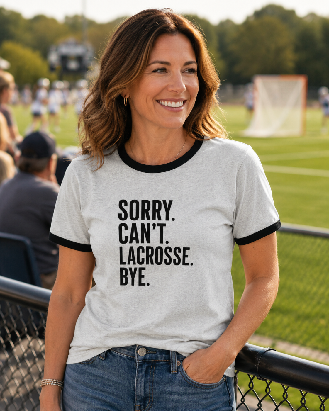 Sorry. Can’t. Lacrosse. Bye.