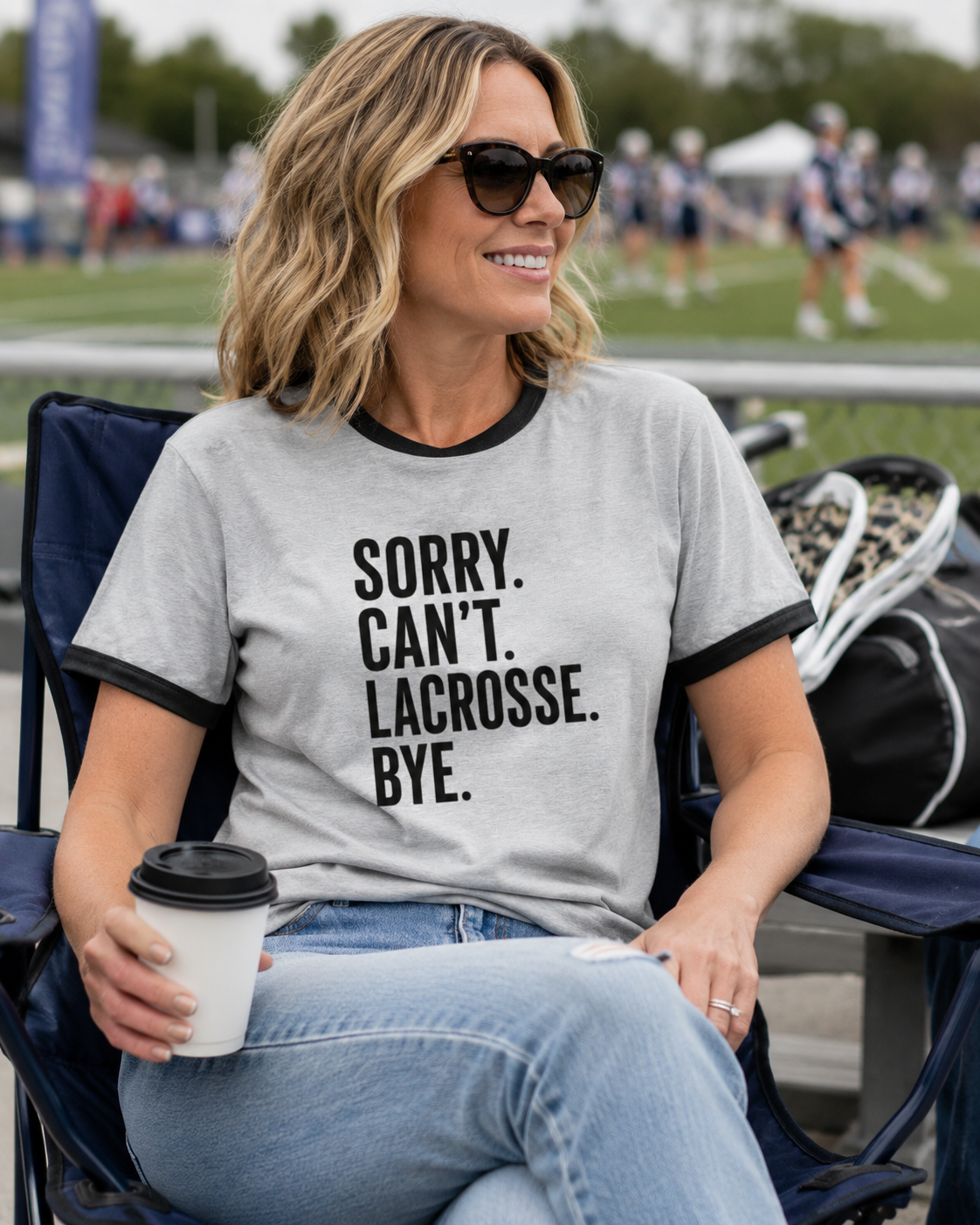 Sorry. Can’t. Lacrosse. Bye.