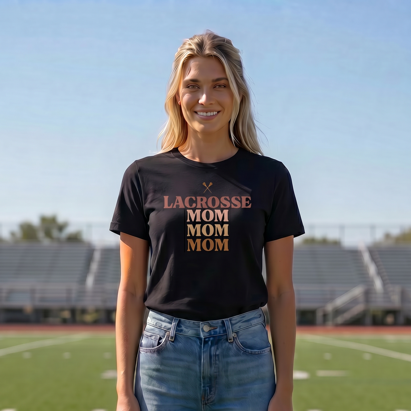 lacrosse mom in cute shirt