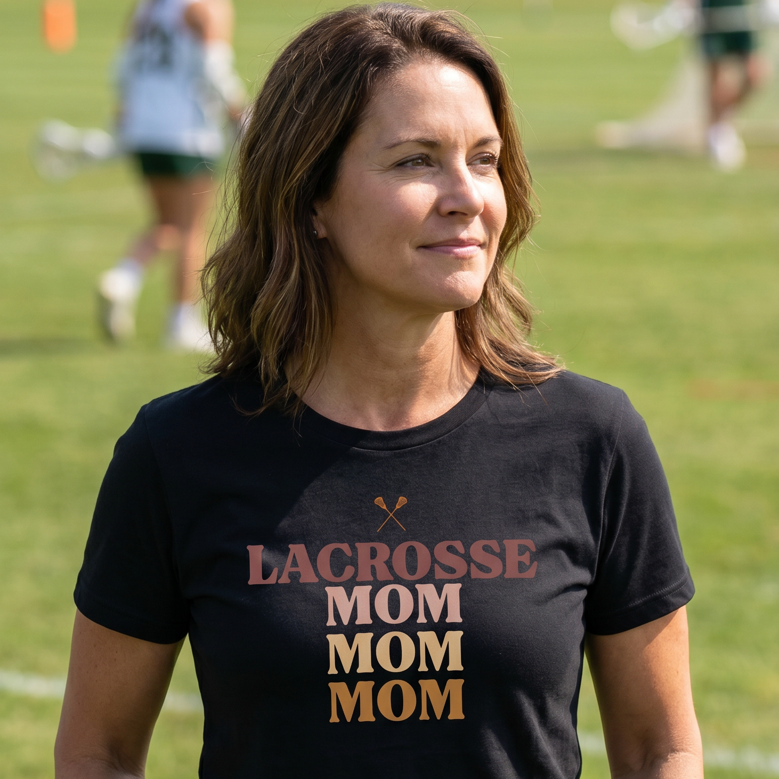 lacrosse mom tee on game day